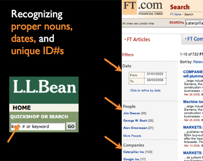 サイト内検索におけるコンテキストを考慮したL.L.Beanとft.comの検索結果