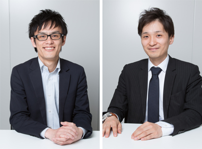株式会社エルテス 執行役員 兼 リスク予防事業部 部長 後藤田 隼人氏(左) 同社リスク対策事業部 部長 安達亮介氏(右)