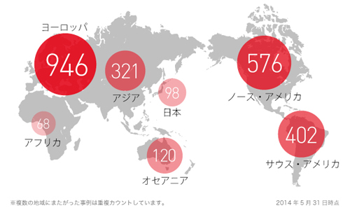 エリア別の掲載事例