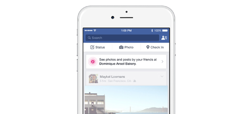 Facebook、位置情報に基づいたニュースフィードを行う新機能「Place Tips」の提供を開始
