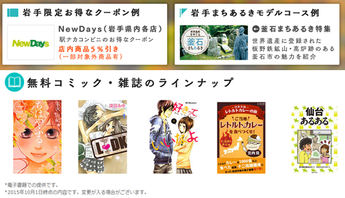 情報、コンテンツ例