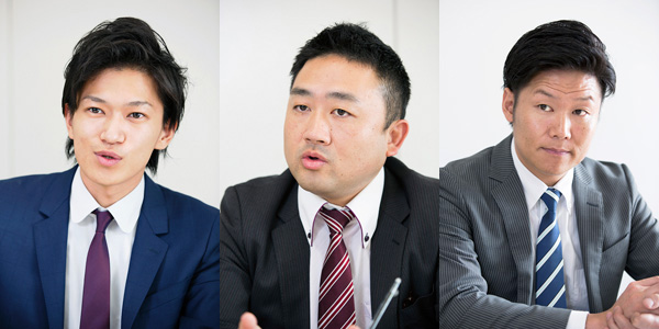 サイバーエージェント執行役員 Ameba統括本部 広告部門統括 山田陸氏(写真左) ファミリーマート 商品本部 商品業務部 ファミリーマートコレクション管理グループ マネジャー 石田照雄氏(写真中央) ロッテ商事 営業本部 広域流通統括支店 広域CVS支店 営業課長 野口直之氏(写真右)