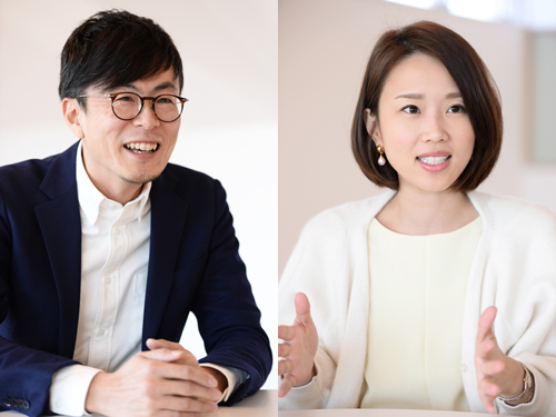 株式会社クラシコム 代表取締役 青木耕平氏(写真左)キリン株式会社 CSV本部 デジタルマーケティング部 デジタルマーケティング担当 加藤美侑(みゆき)氏(写真右)