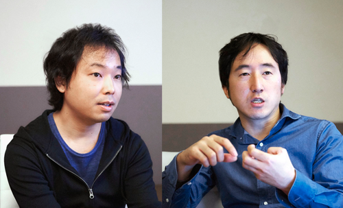 ファストメディア株式会社 Co-founder 代表取締役 庵原 保文氏、同社Co-founder,UX Designer and Developer 佐野 将史氏