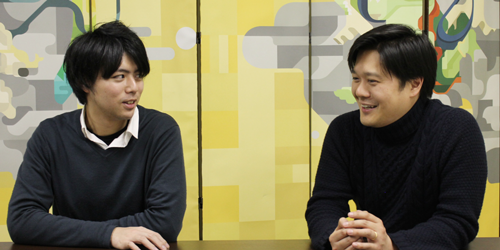 VAZ 代表取締役社長 森泰輝氏(写真左)ファイブ Co-founder.CEO 菅野圭介氏(写真右)