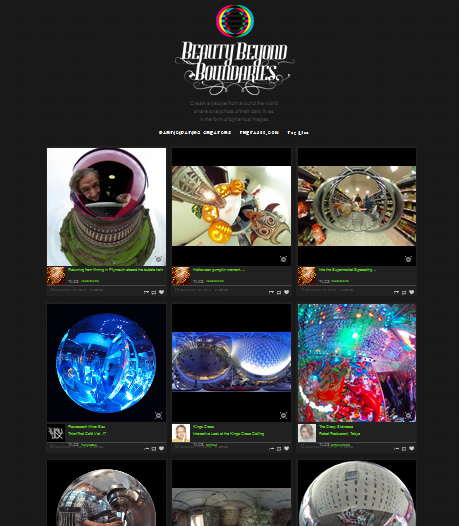 アーティスト・クリエイターの全天球イメージがTumblrで楽しめる作品集「BEAUTY BEYOND BOUNDARIES」
