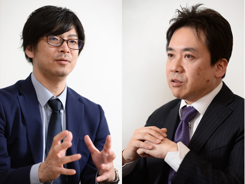 富士フイルム株式会社 e戦略推進室 マネージャー 一色昭典氏(写真右)株式会社イー・エージェンシー 取締役 野口竜司氏(写真左)