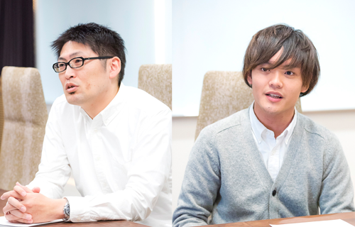 左から株式会社トモノカイ 学生メディア部門 部門長補佐 北野 博俊氏、同部門 野口 裕樹氏、同部門