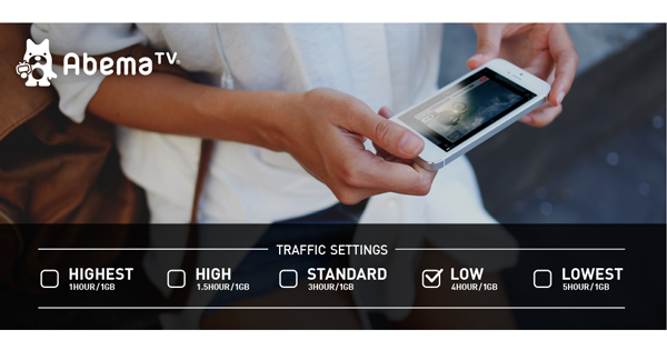 Abematv データ通信量を設定できる 通信量 画質 設定機能 の提供を開始 Markezine マーケジン
