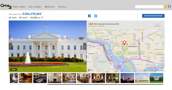 ホワイトハウスの次の居住者を募集!? 米不動産会社の大統領選乗っかりPR：MarkeZine（マーケジン）