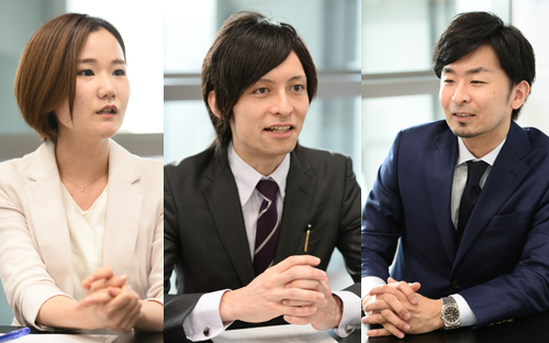 左から楽天株式会社 アドソリューションズ事業 レシピグループ 蔵川弓子氏、楽天リサーチ株式会社 営業企画部 毛利光太郎氏、株式会社サードパーティートラスト 代表取締役 上村謙輔氏