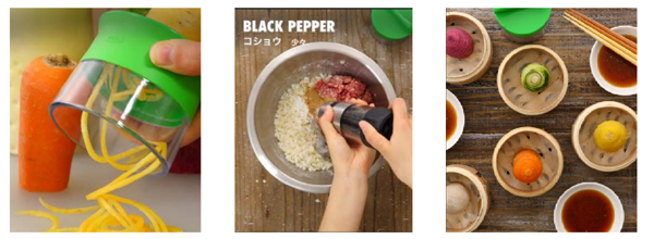 料理動画コンテンツのイメージ