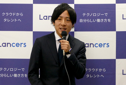 ランサーズ株式会社 代表取締役社長 秋好陽介氏