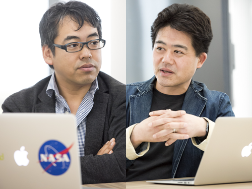 電通 CDC エクスペリエンス・デザイン部 部長 クリエーティブディレクター 森 直樹氏(写真左)zonari 代表執行役社長/電通デジタル 客員エグゼクティブコンサルタント 有園雄一氏(写真右)