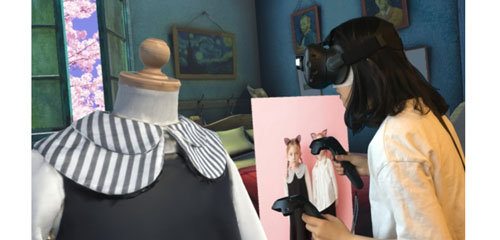 子供服をVRで見る体験