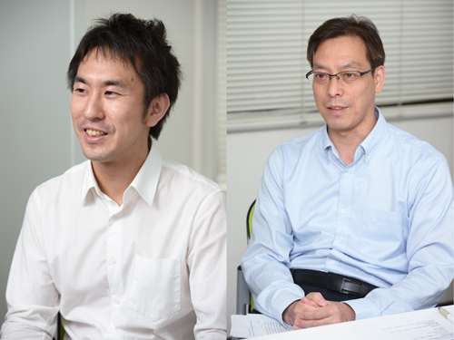 株式会社フュージョン 営業部 プランニンググループ マネージャー 花井優樹氏 同グループ マーケティングプランナー 谷田貝正人氏