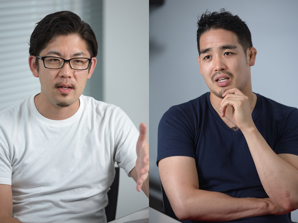 左から、株式会社エスワンオーインタラクティブ 代表取締役社長 高瀬大輔氏、株式会社Candee 執行役員 Planning & Sales 大川秀平氏