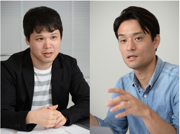 (左)ぴあ株式会社 デジタルビジネス推進局 データマーケティンググループ グループ長 兼 ぴあデジタルコミュニケーションズ(株)市川雅仁氏 (右)popIn株式会社 アカウントエグゼクティブ 山本英知氏
