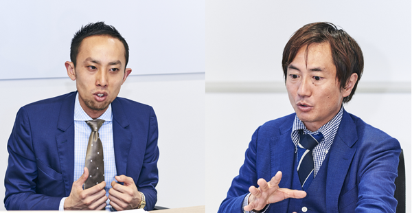 (左)株式会社ワンスター 増井秀人氏(右)ヤフー株式会社 宇都宮正騎氏