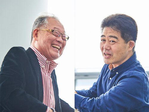 電通総研カウンセル兼フェロー/村上憲郎事務所 代表取締役 村上憲郎氏(写真左)電通総研カウンセル兼フェロー/電通デジタル 客員エグゼクティブコンサルタント 有園雄一氏(写真右)