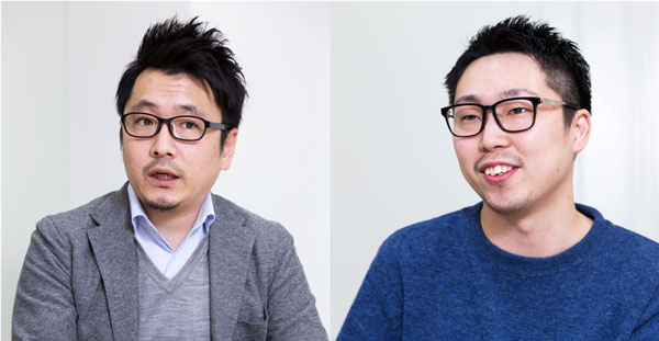 (左)株式会社リンク マーケティング部マネージャー 小川泰範氏(右)株式会社ギブリー 執行役員 経営企画部部長 兼 マーケティング部長 吉田将輝氏