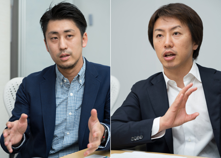 写真右:株式会社サイバーエージェント 宣伝本部 宣伝部 長野村智寿氏、写真左:Twitter Japan株式会社 クライアントパートナー斎藤有人氏
