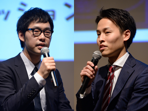 花王株式会社 コンシューマープロダクツ事業部門 キュレル事業部 廣澤 祐氏(左)株式会社インテージ FMCG事業本部 塩見 健吾氏(右)