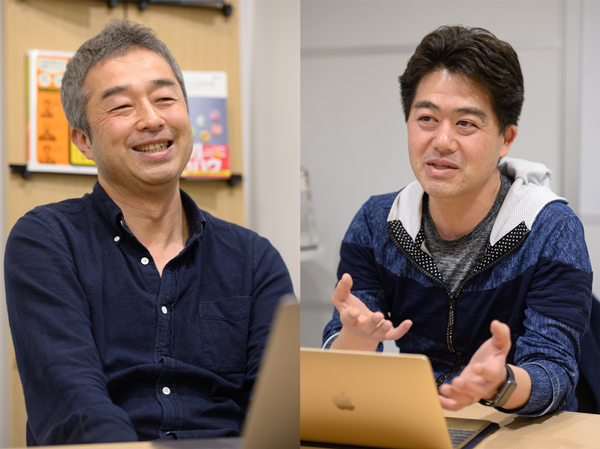 アタラ合同会社 代表取締役CEO 杉原 剛氏(写真左)電通総研カウンセル兼フェロー/電通デジタル 客員エグゼクティブコンサルタント 有園雄一氏(写真右)
