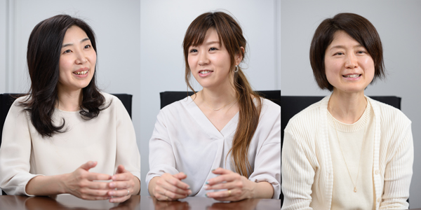 写真左からベアーズ 服部 祥子氏 UNCOVER TRUTH 河原 里香氏 堀場エステック 志知 文氏