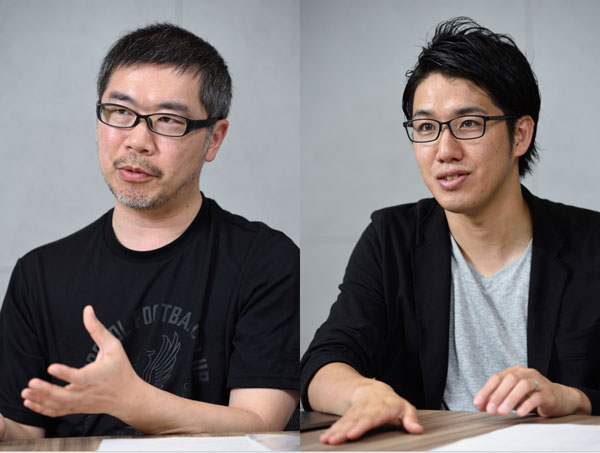 (左)株式会社ニューバランスジャパン マーケティング部 ブランドマーケティング マネージャー 山崎祐仁氏(右)popIn株式会社 マネージャー 金谷徹氏