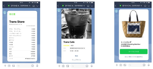 「Flex Message」使用例