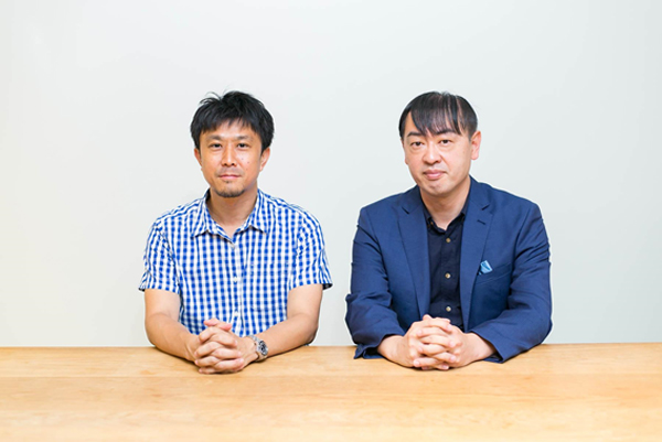 株式会社はてな 統括編集長 谷古宇浩司氏(左)株式会社電通 ソリューションディレクター 小西圭介氏(右)
