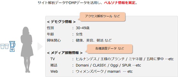 ペルソナ情報の策定