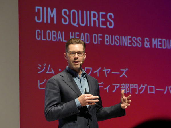 Instagram ビジネス&メディ部門 グローバル責任者 ジム・スクワイヤーズ氏