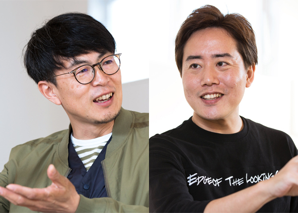 株式会社クラシコム 代表取締役 青木耕平氏(写真左)/株式会社プレイド Co-Founder and CEO 倉橋健太氏(写真右)