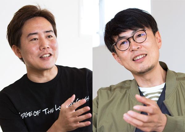 株式会社プレイド Co-Founder and CEO 倉橋健太氏(写真左)/株式会社クラシコム 代表取締役 青木耕平氏(写真右)