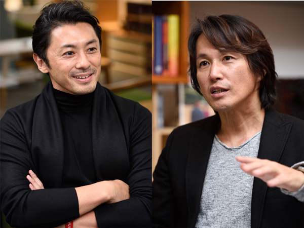 LDH JAPAN 執行役員 兼 CDO 長瀬次英氏(写真左)スマートニュース 執行役員 マーケティング担当 <strong><span style=