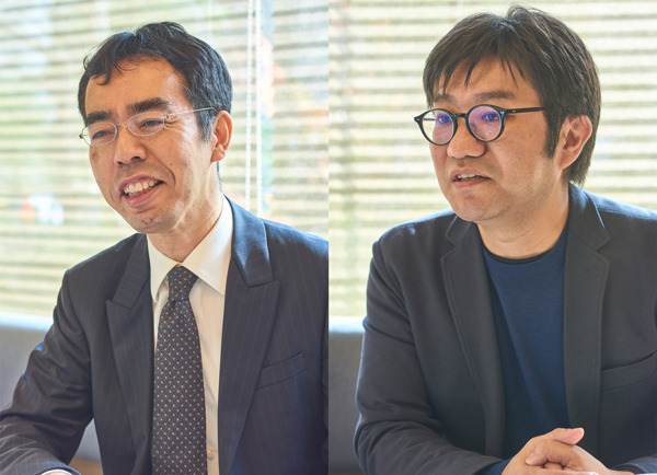 滋賀大学データサイエンス学部教授 河本薫氏(写真左)博報堂プロダクツの大木真吾氏(写真右)