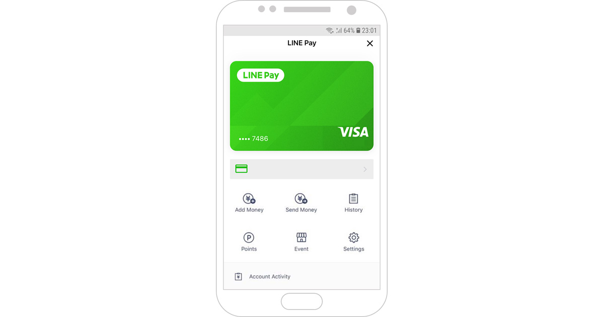 VisaとLINE Pay、デジタル決済対応カードを提供　Visa加盟店でLINE Pay利用可能に