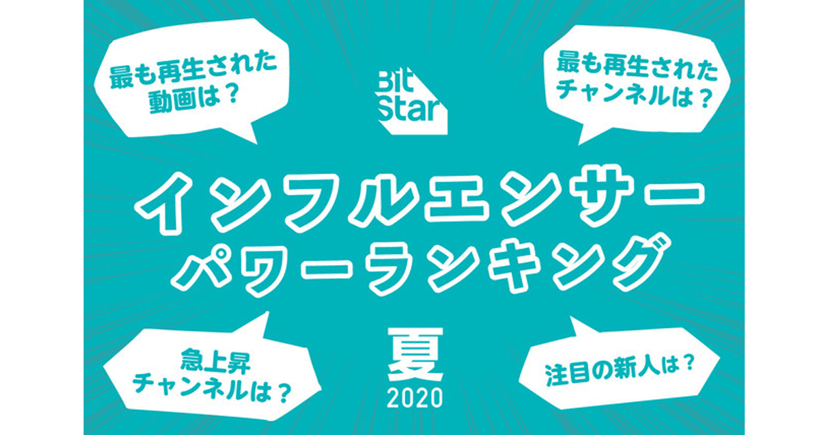 年夏のyoutube再生数1位は 東海オンエア インフルエンサーパワーランキング Markezine マーケジン