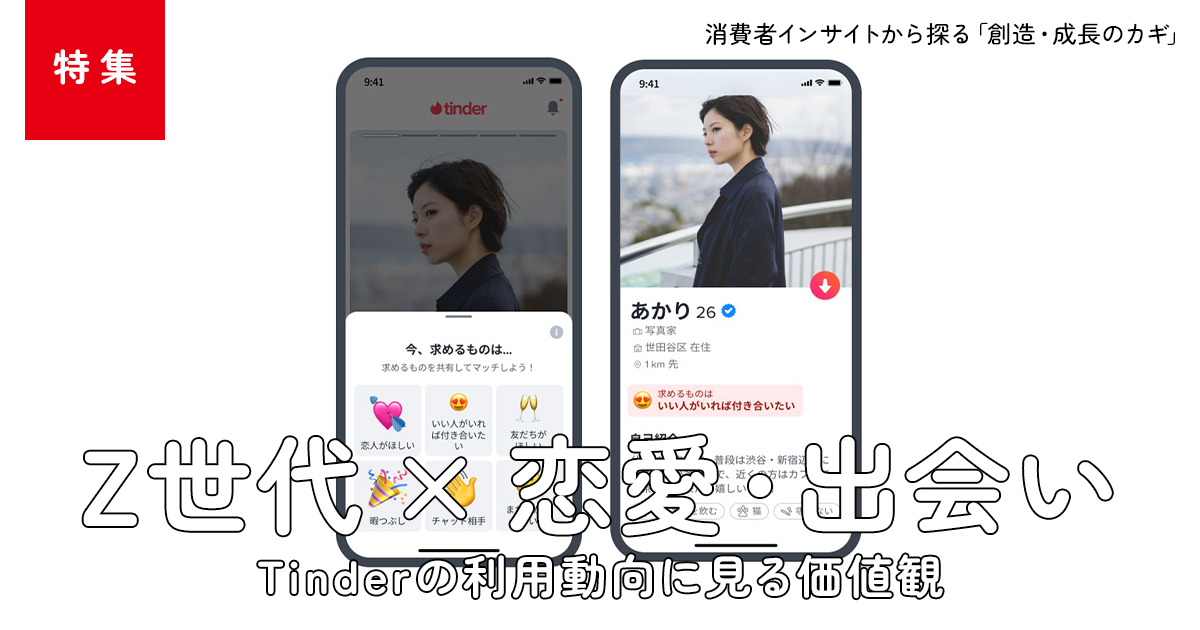 Tinderの利用動向に見る、Z世代の恋愛・出会いの価値観 (1/2