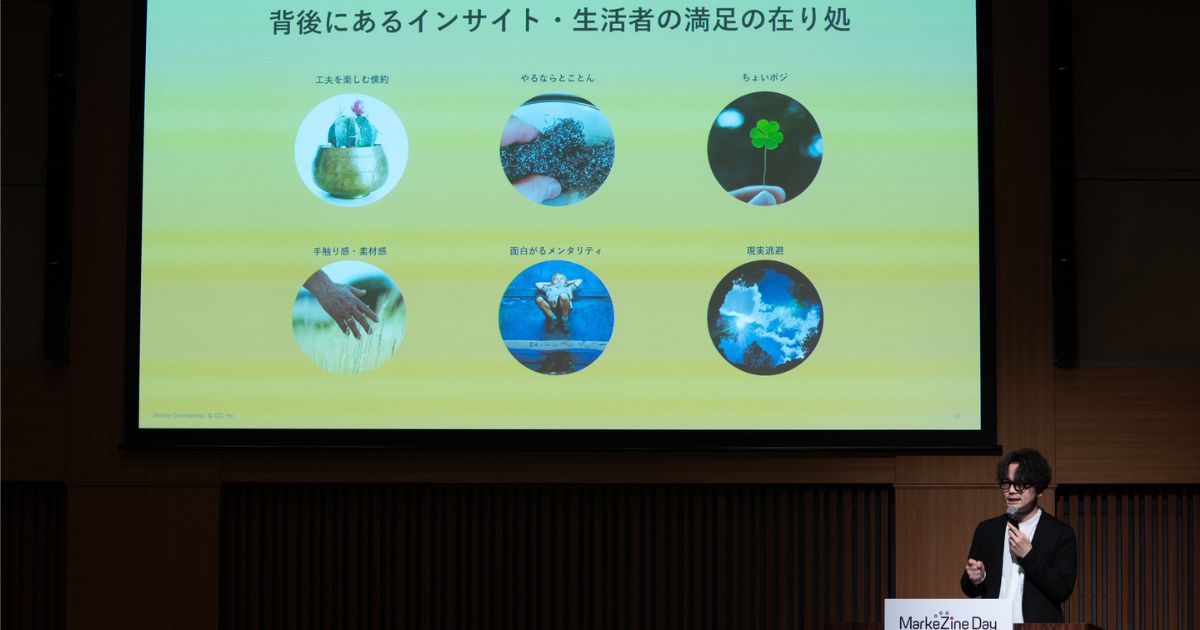 社会トレンド」「生活者インサイト」の両方を捉え、自社の